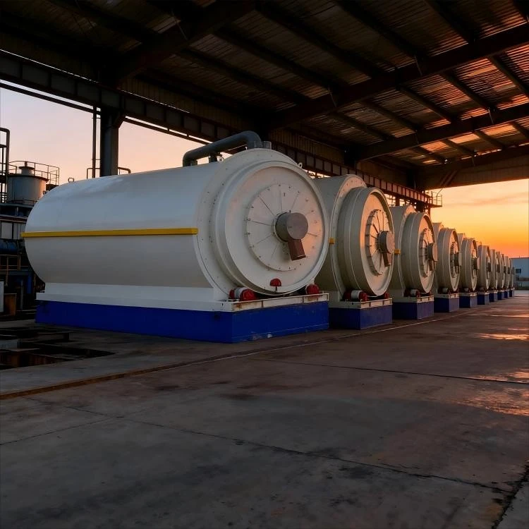 Batch Type Rotary Tire Pyrolysis Plant Waste Tyre Recycling Machine Batch Type Rotary Tire Pyrolysis Plant Waste Tyre Recycling Machine