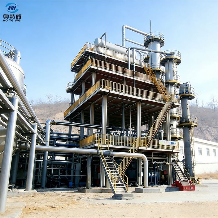 Large Capacity Black Oil Refinery Plant For Waste Tire Pyrolysis Oil Recycling Large Capacity Black Oil Refinery Plant For Waste Tire Pyrolysis Oil Recycling
